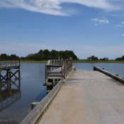 community boatramp at Bulls Bay Overlook